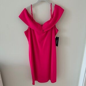 bebe Vibrant Pink Mini Dress